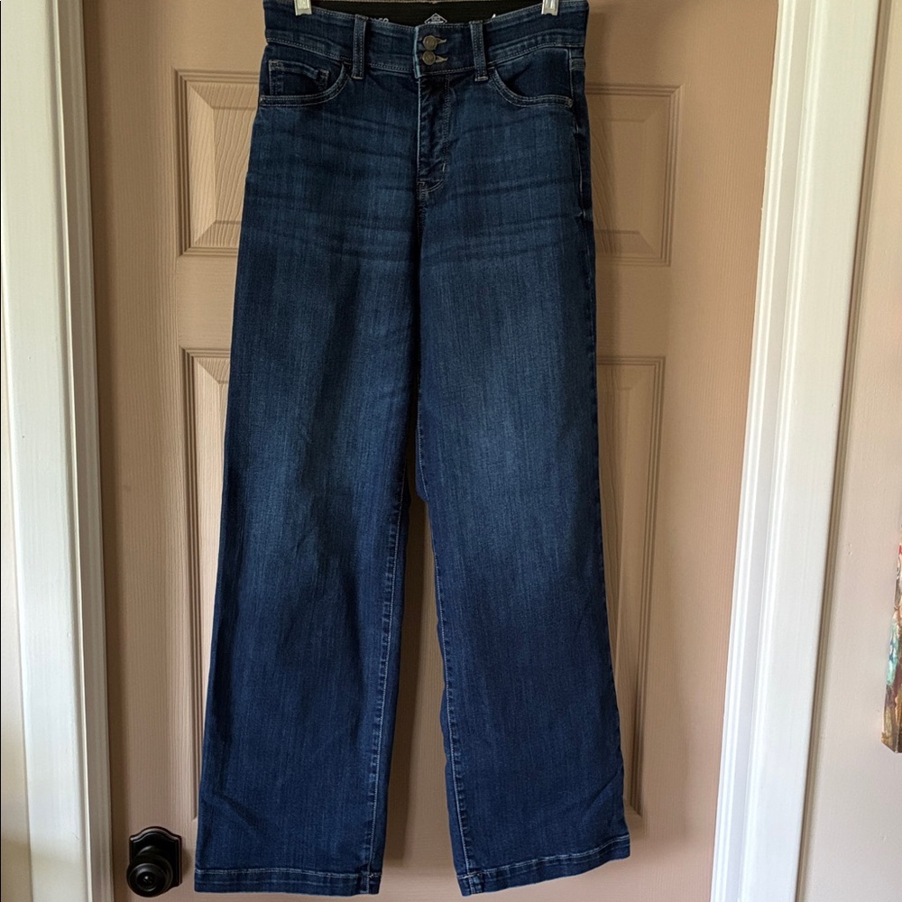 St. John's Bay Dark Blue Wide-Leg Jeans